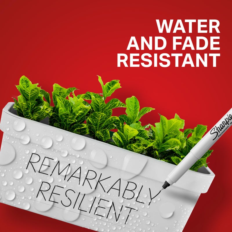 Sharpie Permanent Markers, Ultra Fine Point, Red, 12 Count - Home, Office, School, Classroom, Teacher Supplies - Image 5