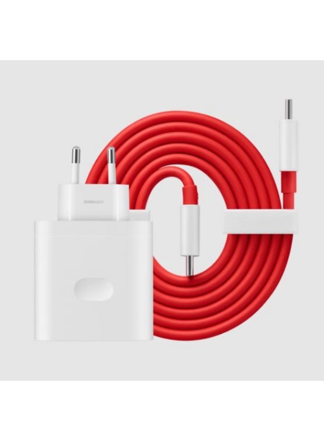 وان بلس وان شاحن Supervooc بقوة 100 واط لهواتف OnePlus 12/11 و10T، بديل لشاحن Warp مع كابل شحن Warp USB-C بطول 1 متر، شاحن جداري USB، محول طاقة بريطاني لهواتف Nord 2T CE و3 Lite و10 Pro و9 Pro و8T - Image 3