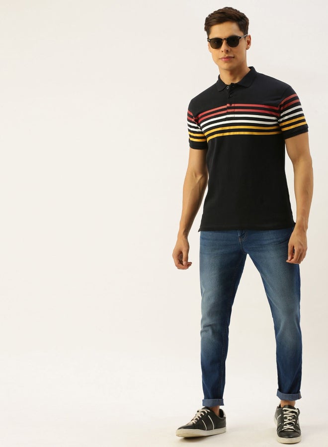 The Indian Garage Co Men Mid Rise Faded Slim Fit Jeans - Image 5