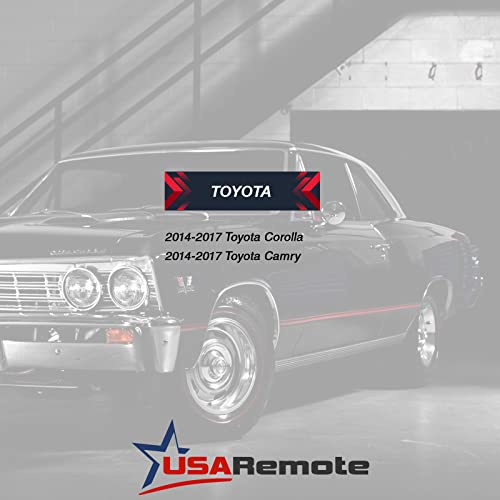 USARemote Car Key Fob Keyless Entry Remote fits 2014-2016 Toyota Camry / 2013-2015 Rav4 / 2014-2016 Corolla (HYQ12BDM, HYQ12BEL H Chip) - Image 4