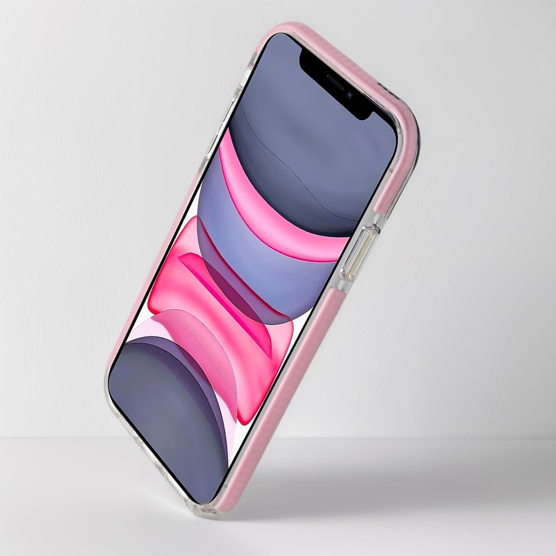 Dumkery Cute Phone Case Compatible with iPhone 11, Bows Girly Aesthetic Pattern, Soft TPU Shockproof Bumper Cases Cover for Girls Women-Pink - Image 3