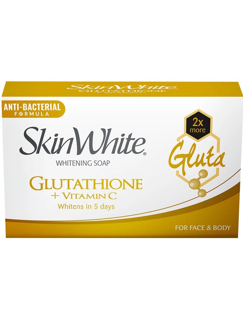 skinwhite glutathione soap skin white + Vitamin C 90g | Best Price KSA nutrition Pack Size:6 Bottles - £24.74 / a bottle The glycyl-l-histidyl-l-lysine-Cu2+ tripeptide complex