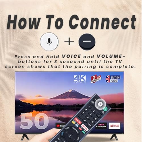 KPDP Original Voice Replacement Remote Compatible for Sony-TVs and Bravia-TV - Compatible with All Sony 4K UHD LED LCD HD Smart TV - Image 2