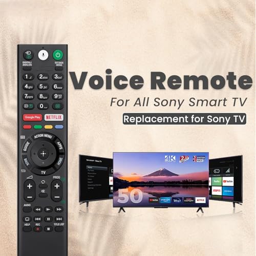 KPDP Original Voice Replacement Remote Compatible for Sony-TVs and Bravia-TV - Compatible with All Sony 4K UHD LED LCD HD Smart TV - Image 3