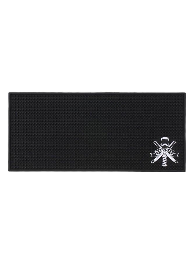 NIBEMINENT Flexible Non-Slip Salon Mat Black - Image 1