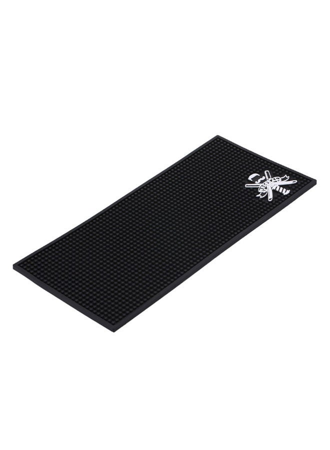 NIBEMINENT Flexible Non-Slip Salon Mat Black - Image 2