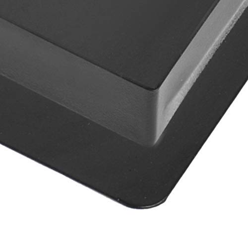 ZEELPETAL Metal Multi-Purpose Shelf - Kitchen- Bathroom Adhesive Shelf- Wall Mount (1Pcs) (Black) - Image 5