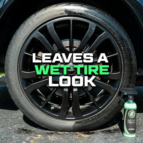 ExoForma Wet Tire Dressing Spray - Extremely High Shine Tire Dressing for That Wet Look - No Sling, Non-Greasy Silicone Formula with UV Protection - Easy to Apply, Minimal Cure Time - 16 fl oz, 2 Pack - Image 2