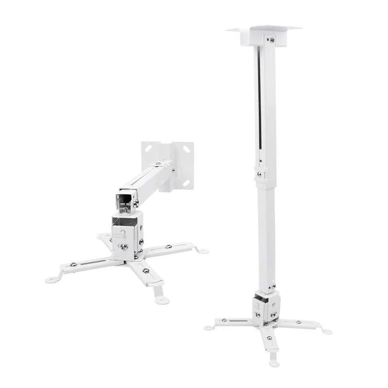 ATEVON 2FT Universal Projector Ceiling Mount Bracket – Adjustable Heavy-Duty Stand for Projectors, TVs & Home Theater – Easy Installation, Fits Most Models - Image 1