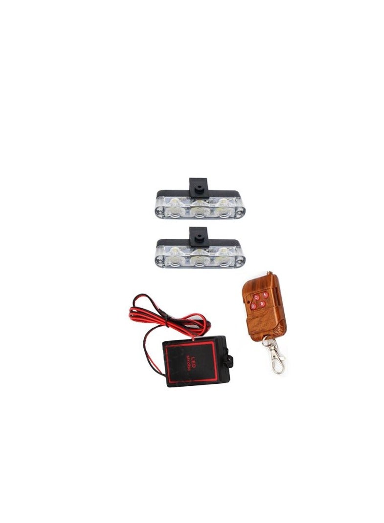 فلاش ليد ، قطعتين، 3 مصابيح ليد ، مع جهاز تحكم عن بعد فيدرالي - Image 1