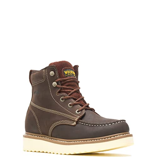 Wolverine Men's Loader 6" Soft Toe Wedge Work Boot, Brown, 11 X-Wide - Image 2