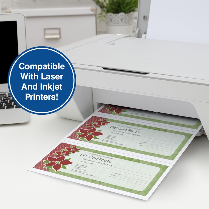 PrintWorks Professional 3 Part Perforated Paper 8.5â€ x 11â€ - Perfect for W-2, 1099, & Statement Use - Made in The USA - 500 Sheets - 20 lb - Printer Compatible - White (04120) - Image 5
