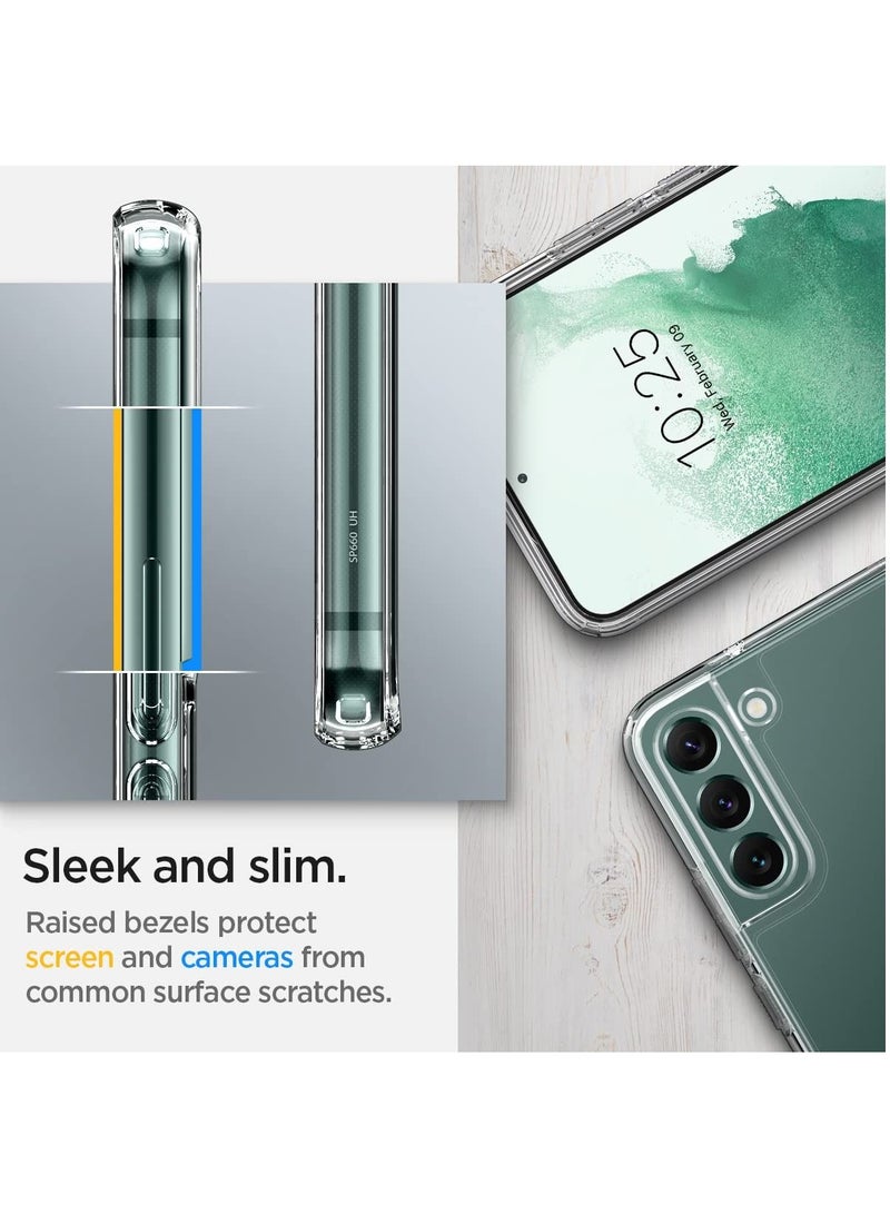 BORTONY S22 Plus Case Clear Anti Scratch Soft TPU  Camera Protective Cover for Samsung Galaxy S22 Plus - Image 4