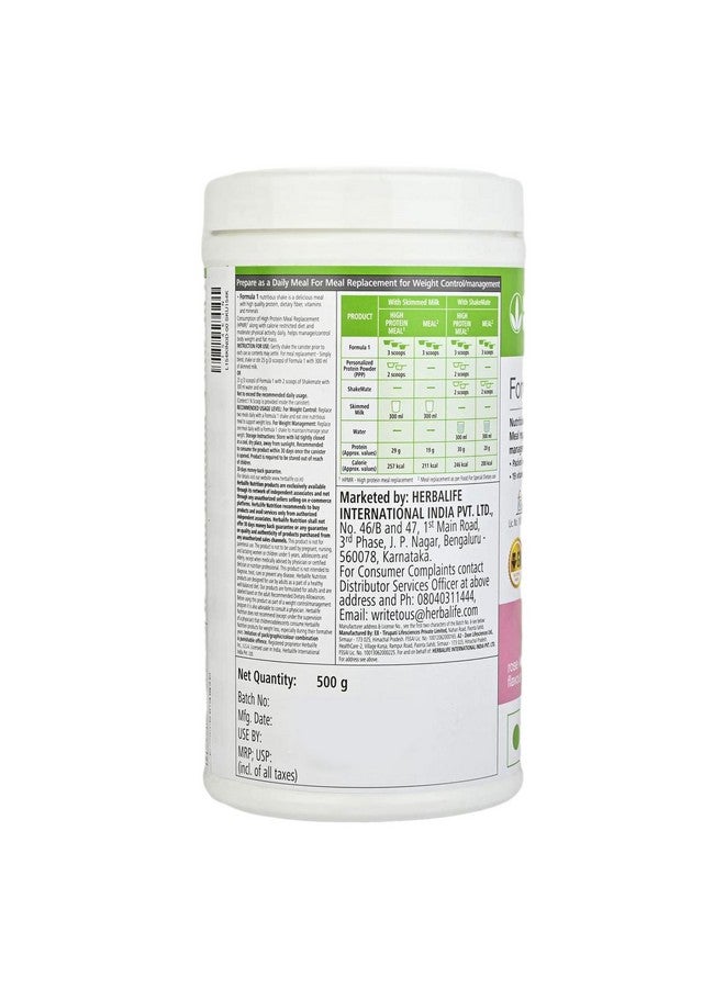 Herbalife Formula 1 Nutrition Shake Mix Rose Kheer Flavour 500 gm - Image 4