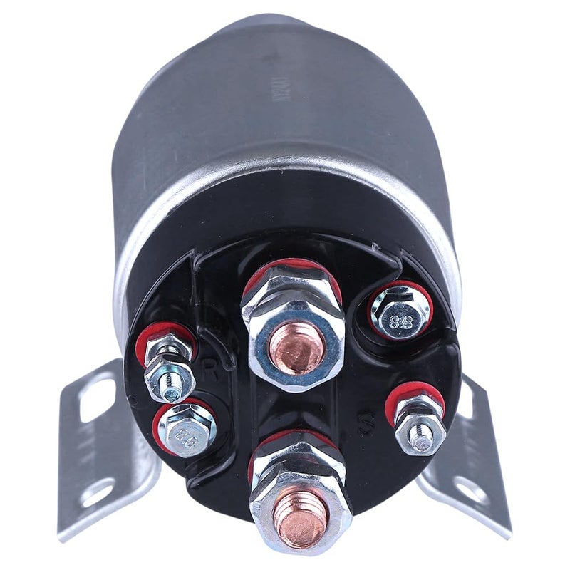Rareelectrical New Starter Solenoid for Massey Ferguson Tractors MF-1080 1085 1105 1130 1135 285 295 - Image 1