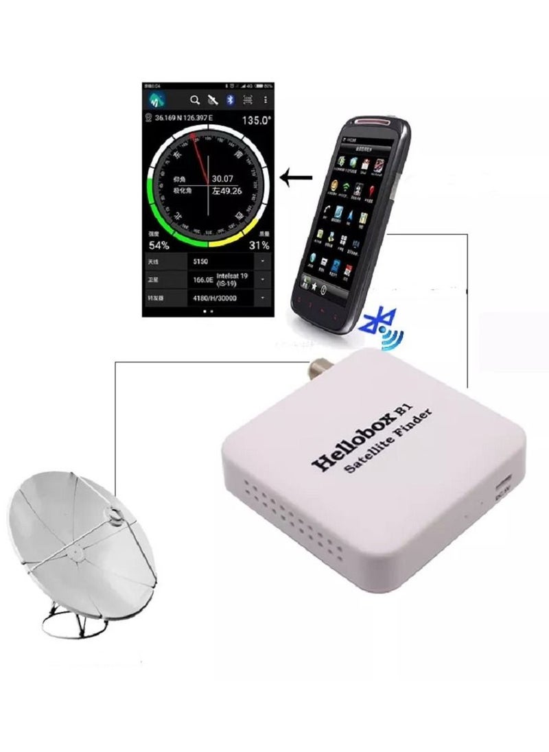 Hellobox - Digital Satellite Signal finder Works With Mobile Via Bluetooth - Image 1