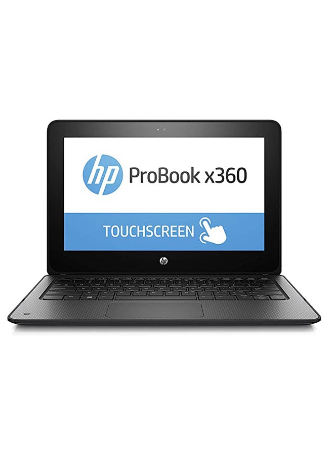 HP مجدد - لابتوب برو بوك x360 (2017) قابل للتحويل 2 في 1 بشاشة لمس مقاس 11.6 بوصة ومعالج إنتل بنتيوم N4200 من الجيل الثالث وذاكرة رام سعة 4 جيجابايت ومحرك أقراص SSD سعة 128 جيجابايت وبطاقة رسومات مدمجة اللغة الإنجليزية أسود - Image 3