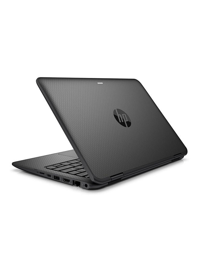 HP مجدد - لابتوب برو بوك x360 (2017) قابل للتحويل 2 في 1 بشاشة لمس مقاس 11.6 بوصة ومعالج إنتل بنتيوم N4200 من الجيل الثالث وذاكرة رام سعة 4 جيجابايت ومحرك أقراص SSD سعة 128 جيجابايت وبطاقة رسومات مدمجة اللغة الإنجليزية أسود - Image 2