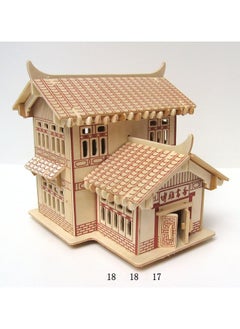 LELE BROTHER 3D Puzzle Wooden Assembly Simulation Building Model 