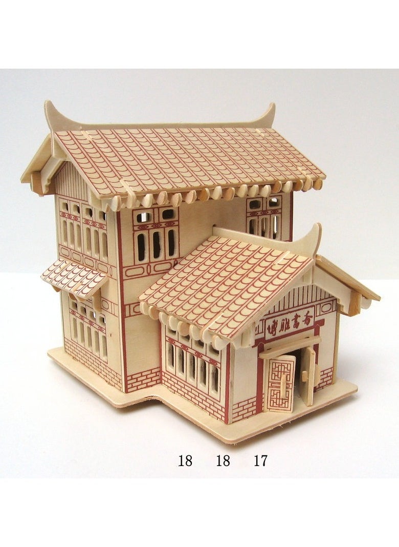 LELE BROTHER - 3D Puzzle Wooden Assembly Simulation Building Model - Image 1