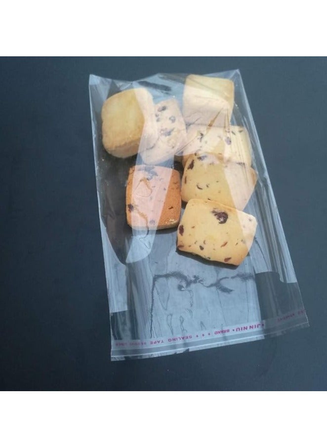 Terabyte 100 Pcs 5x7 Inches Clear Resealable Plastic Bags Self Adhesive Sealing Cellophane Bags for Bakery Cookies Candy Treats Decorative Wrappers, Fits 5'' x 7'' Prints Photos Cards Envelopes - Image 3