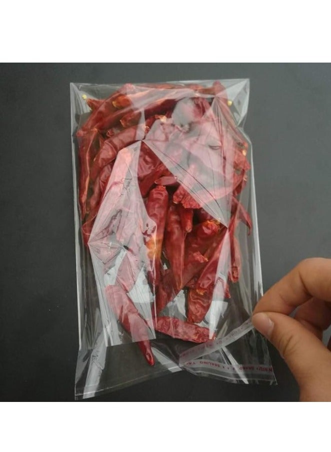 Terabyte 100 Pcs 5x7 Inches Clear Resealable Plastic Bags Self Adhesive Sealing Cellophane Bags for Bakery Cookies Candy Treats Decorative Wrappers, Fits 5'' x 7'' Prints Photos Cards Envelopes - Image 4