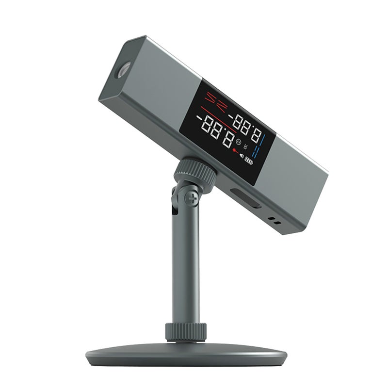 AtuMan DUKA LI1 Digital Angle Finder Protractor Rechargeable Level and Bevel Gauge Inclinometer 360° Cast/Dual LED Screen/Bilateral Line - Image 1