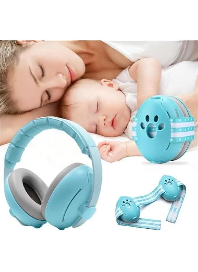 HOOKOR Baby Ear Defender for Babies and Toddlers up to 36 Months,Noise Reduction Earmuffs,Soft Adjustable Headband Toddlers,Comfortable Kids Headphones Against Hearing Damage Improve Sleep  - Image 5