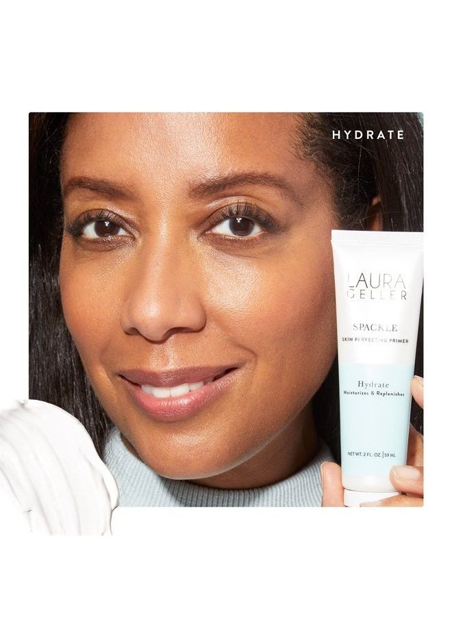 LAURA GELLER NEW YORK - Spackle Super-Size - Hydrate - 2 Fl Oz - Skin Perfecting Primer Makeup with Hyaluronic Acid - Long-Wear Foundation Face Primer - Image 1