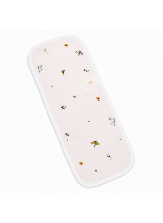 Hummingbird Premium Ultra-Soft Burping Cloths for Baby – Absorbent Breathable Shoulder Cloth for Feeding & Spit-Up, Butterflies Design - Image 3