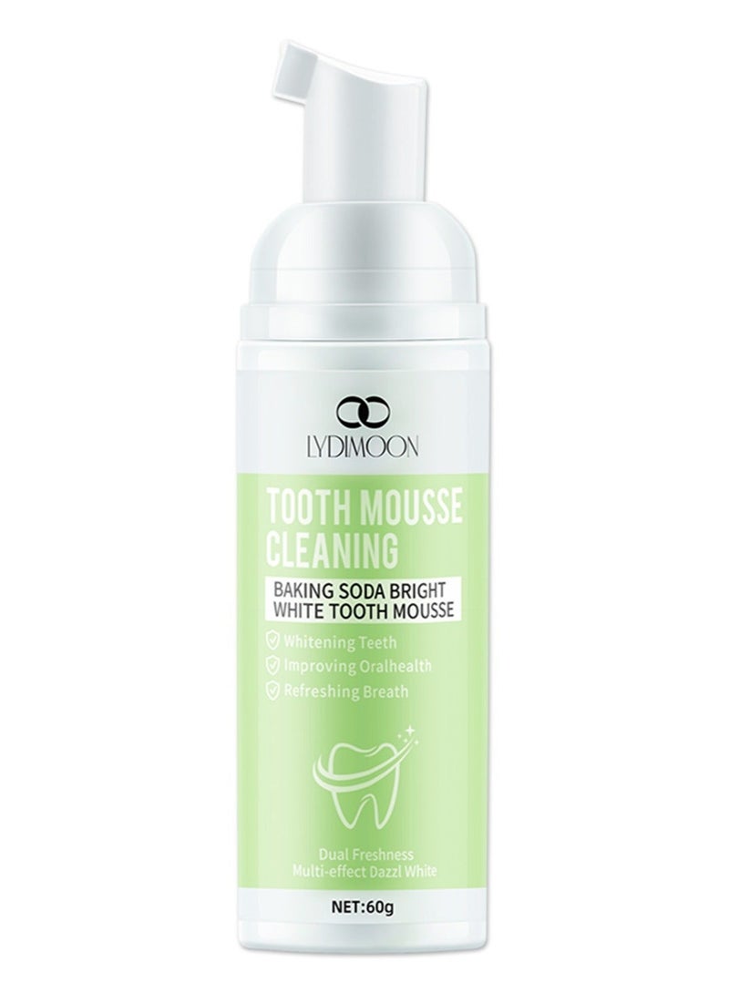 LYDIMOON Bright White Tooth Mousse | Peppermint Flavor, Gentle Stain Removal & Fresh Breath 60g - Image 1