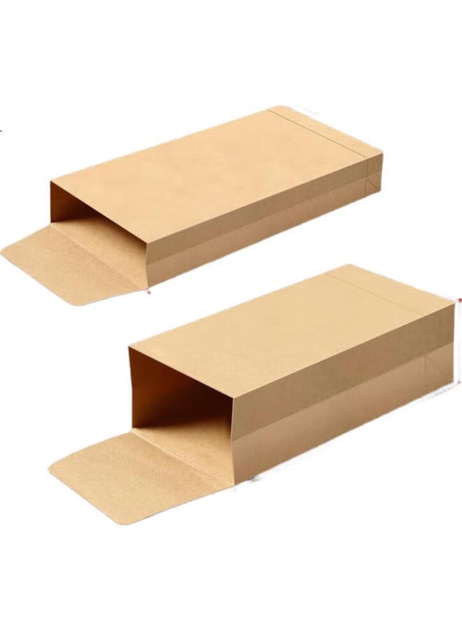 Kingdee Wide Version No.1 Blank Kraft Paper Envelopes, 50 Pieces/Pack, Unlined Envelope Bags, Invoice Bags, Payroll Bags, Document Bags, 60Mm Side Width - Image 2