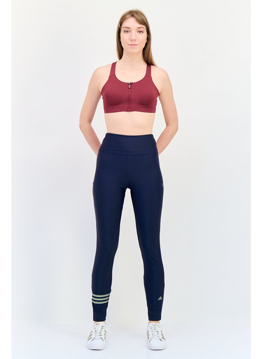 Adidas Women Sportswear Fit Training Leggings, Dark Navy  - Image 4