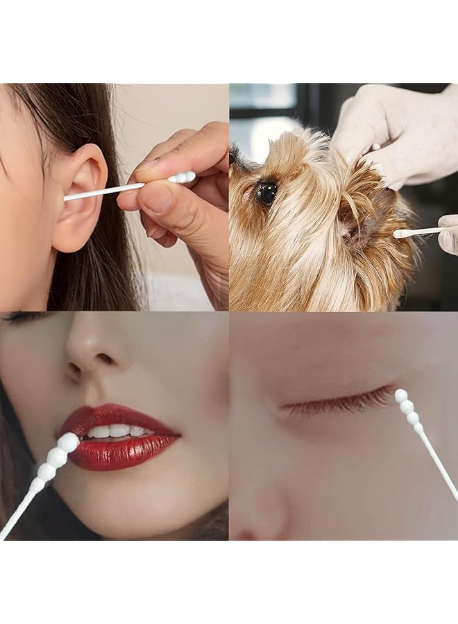 Duomama 200Pcs Biodegradable Baby Cotton Swabs Double Headed Design For Safe Ear & Nose Cleaning Gentle & Effective - Image 2