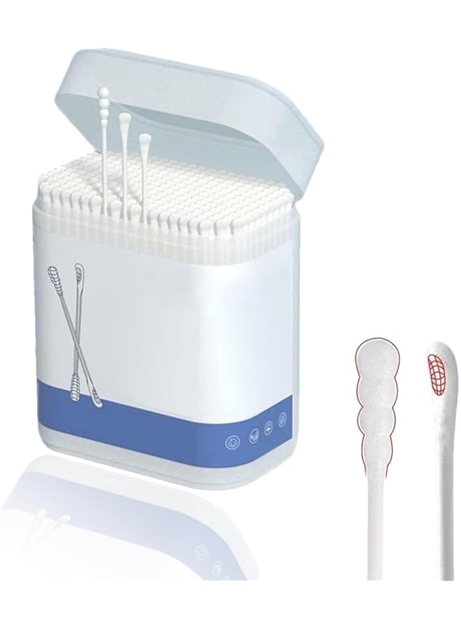 Duomama 200Pcs Biodegradable Baby Cotton Swabs Double Headed Design For Safe Ear & Nose Cleaning Gentle & Effective - Image 1