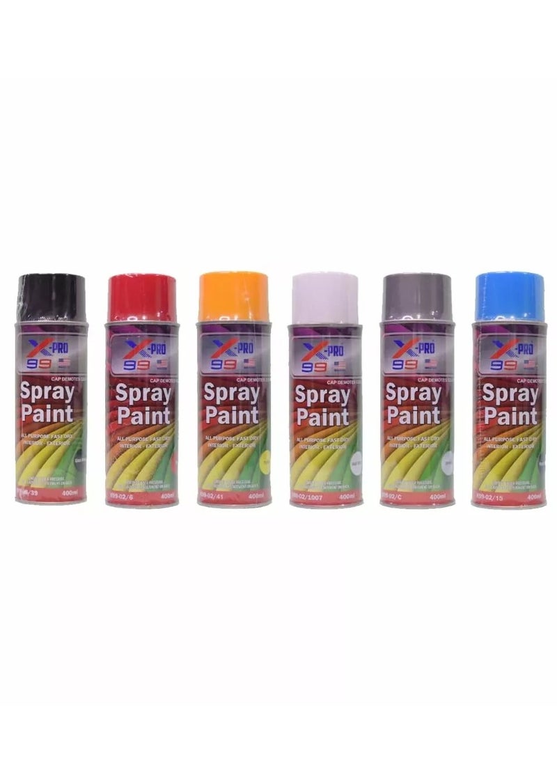 Xpro X-Pro 99 All Purpose Spray Paint Matt White, 450ml - Image 2