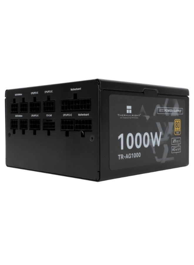 Thermalright THERMAL RIGHT TR-AG 1000 Gold 80+ modular PSU, ATX 3.1 - Black - Image 4