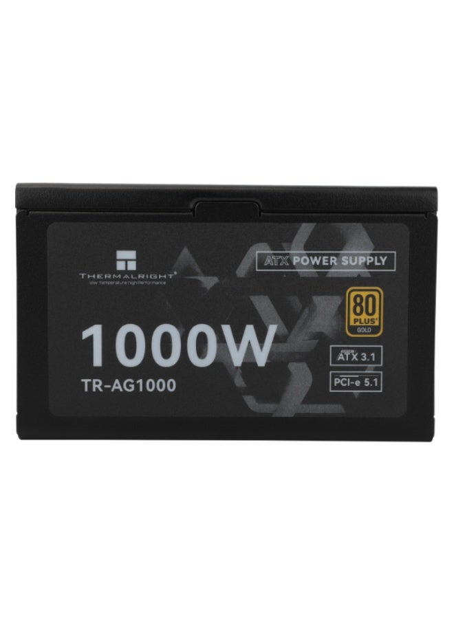 Thermalright THERMAL RIGHT TR-AG 1000 Gold 80+ modular PSU, ATX 3.1 - Black - Image 2