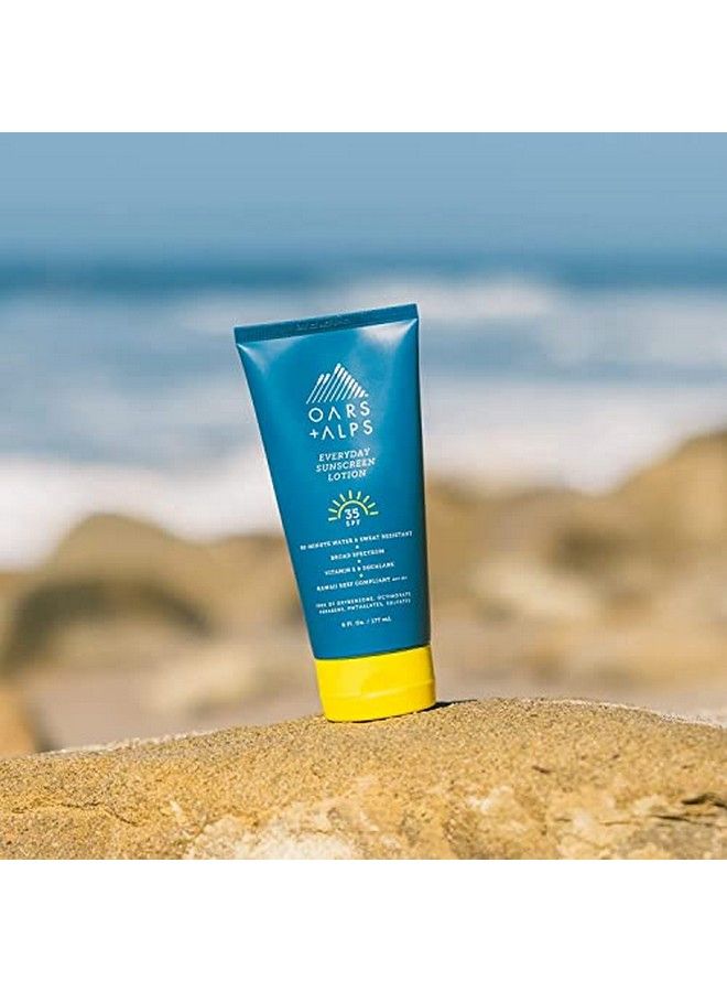 Oars + Alps Everyday Spf 35 Sunscreen Body Lotion Skin Care Infused With Aloe Leaf Juice And Vitamin E 6 Fl Oz - Image 4