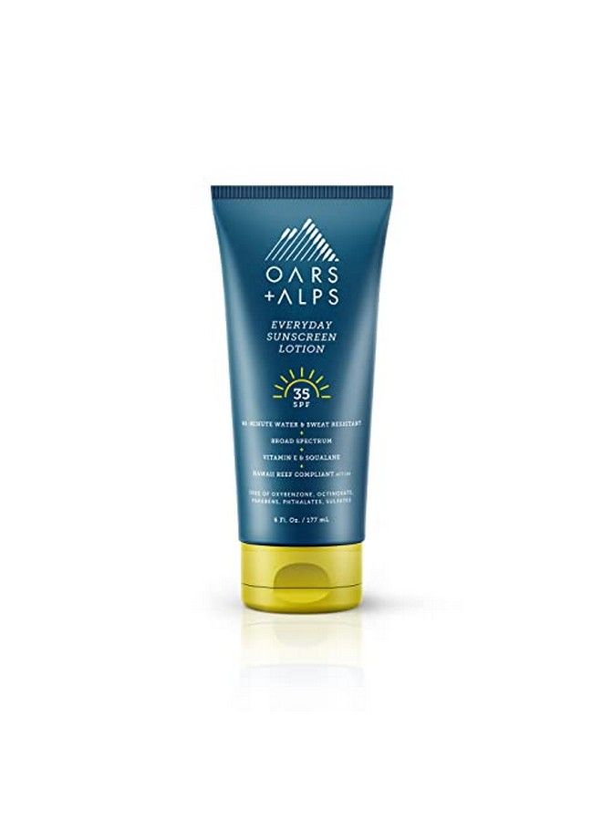 Oars + Alps Everyday Spf 35 Sunscreen Body Lotion Skin Care Infused With Aloe Leaf Juice And Vitamin E 6 Fl Oz - Image 1