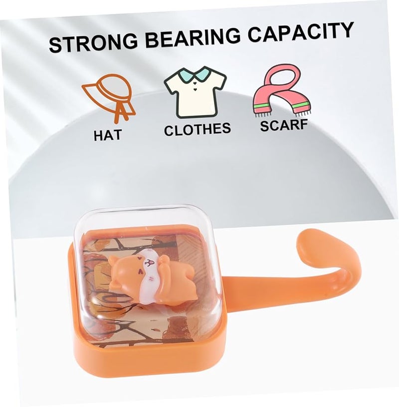 3 قطع من خطافات الحيوانات اللاصقة القوية للجدران بدون حفر للمعاطف والشنط والمناشف - Image 4