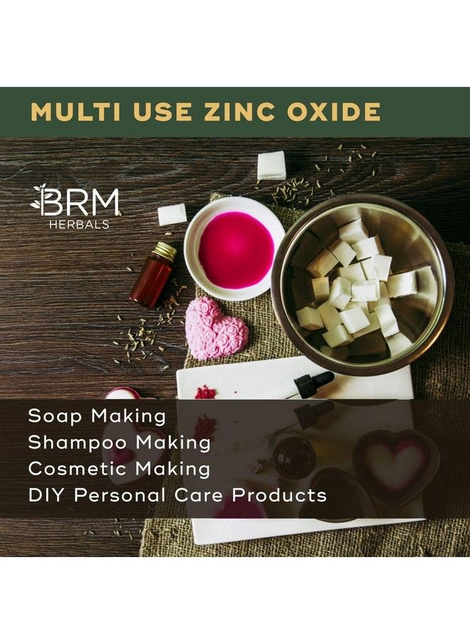 BRM CHEMICALS - Zinc Oxide Powder 500 Grams Bulk For Face Pack Soap Making Shampoo Making Diy Sunscreen Diy Beauty Products Make Up Cosmetics & Personal Care For Face Hair Body - Image 1
