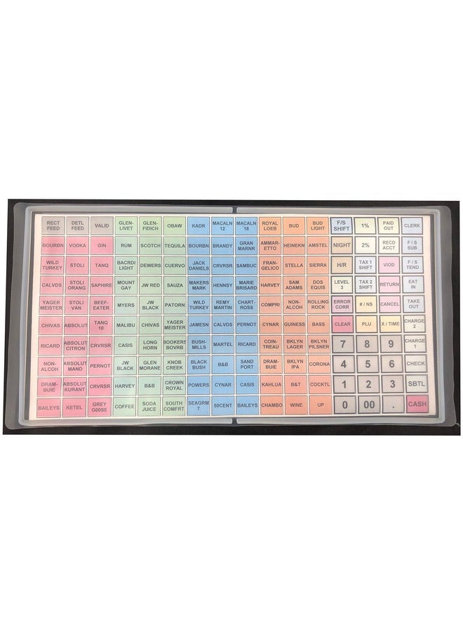 SAM4s Er5200M Sps520Ft Sps530Ft Ser7000 Sap530Ft / Flat Keyboard Cover Silicone Cash Register Protective Wet Cover Overlay Wet Cover Er5200M  - Image 2