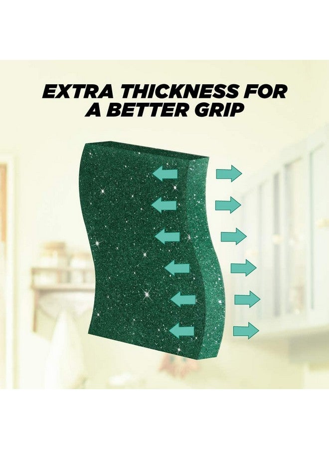 سكوتش قطعة تنظيف سيلفر سباركس كبيرة لغسل الأطباق العادية في المطبخ (6 وحدات، كبيرة) - Image 2