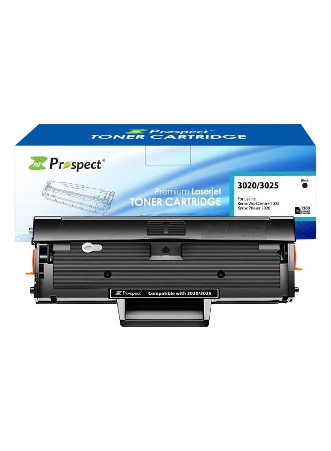 Prospect Toner Cartridge 3020 & 3025 Black compatible with Xerox Printer LaserJet WorkCentre 3025 Phaser 3020  - Image 1
