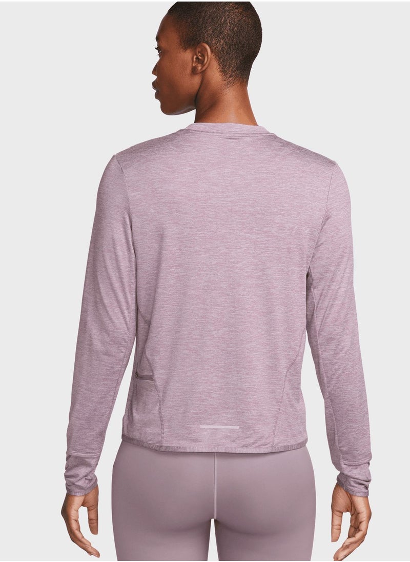 Nike - Drifit Swift Element Crew Top - Image 1