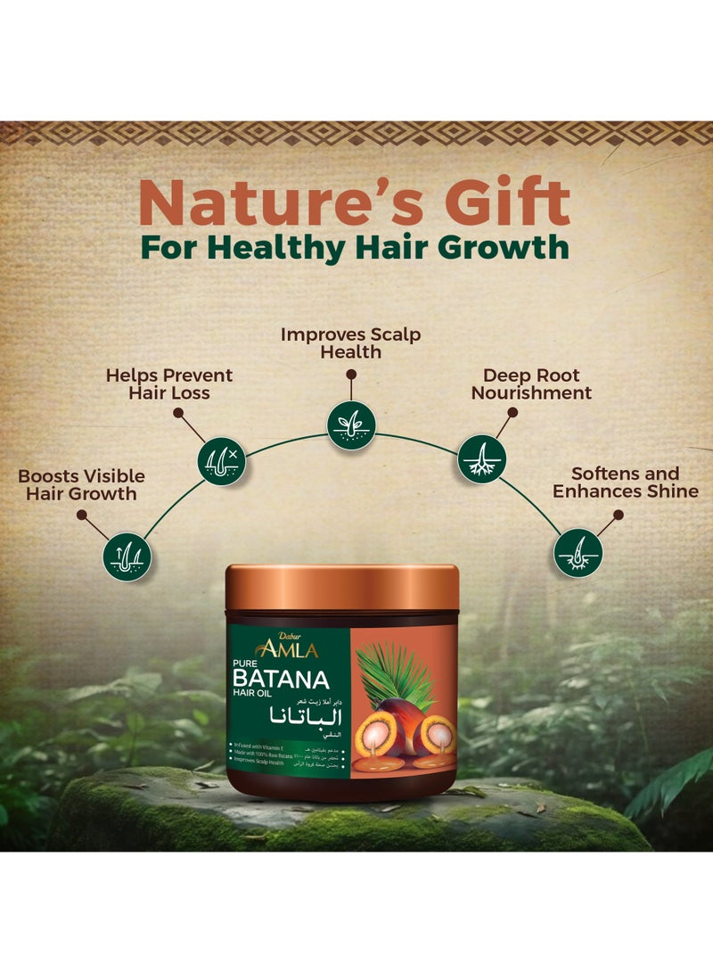 Dabur 100% Raw Batana Oil, Promotes Hair Growth & Prevents Hair Loss, Sourced from Honduras - Image 3