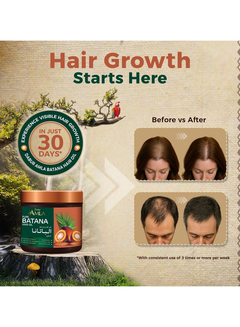Dabur 100% Raw Batana Oil, Promotes Hair Growth & Prevents Hair Loss, Sourced from Honduras - Image 4