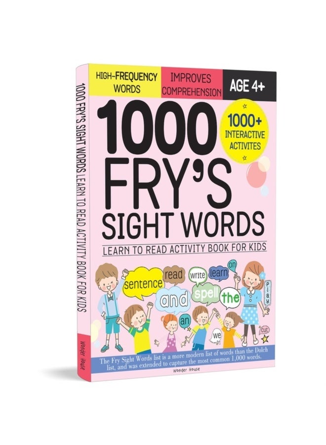 1000 Fry’s Sight Words: Learn to Read Activity Book for Kids 
