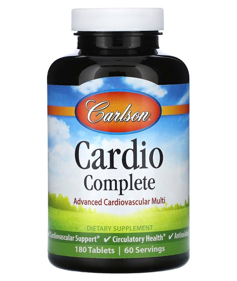 Carlson Cardio Complete Advanced Cardiovascular Multi 180 Tablets
